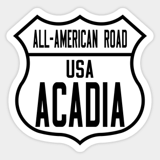 Acadia All-American Road route shield Sticker